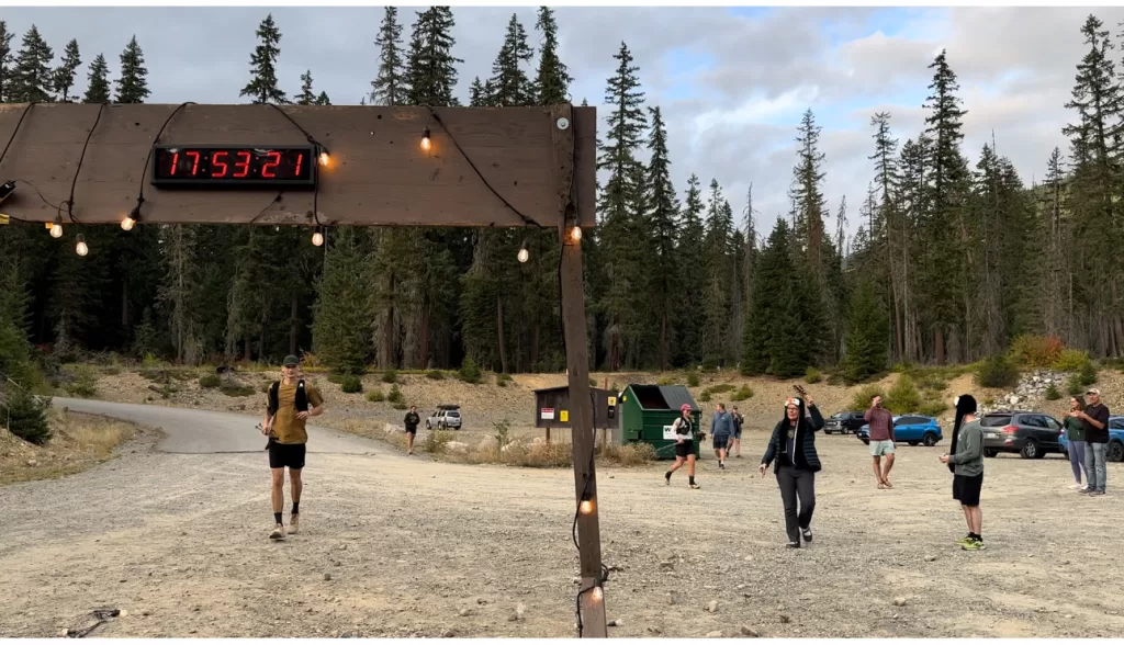 100-mile international marathon, “Teanaway Country 100” began and ended at Salmon La Sac in Washington state